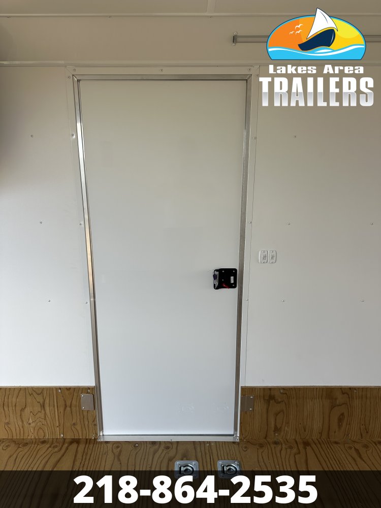 2027 NEO 7.5X29 NASX BLACK ALUMINUM ENCLOSED SNOWMOBILE TRAILER