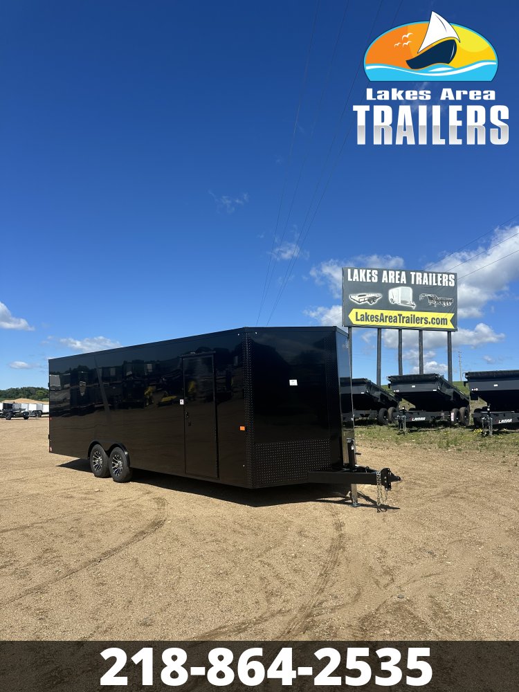 2026 AERO 8.5X24 BLACK BLACKOUT ENCLOSED TRAILER