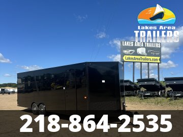 2026 AERO 8.5X24 BLACK BLACKOUT ENCLOSED TRAILER
