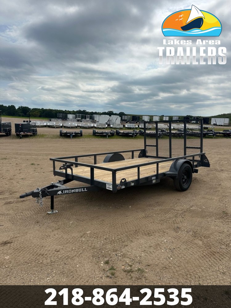 2026 IRON BULL 83X12 UTILITY TRAILER