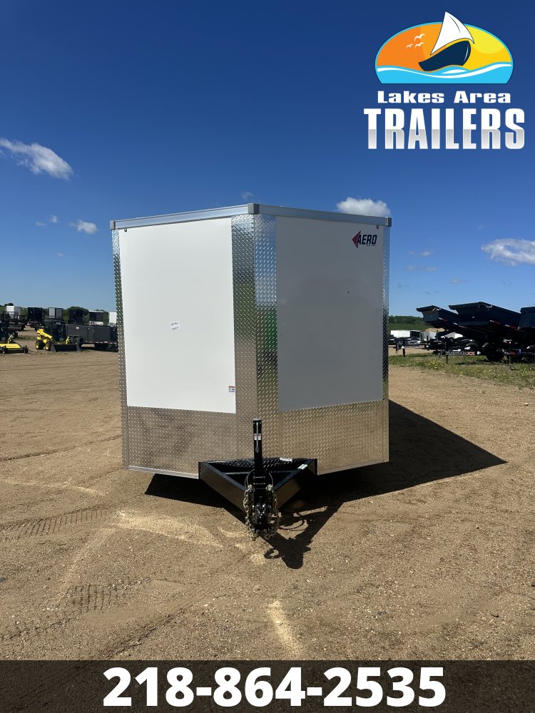2027 AERO 8.5X20 WHITE ENCLOSED TRAILER