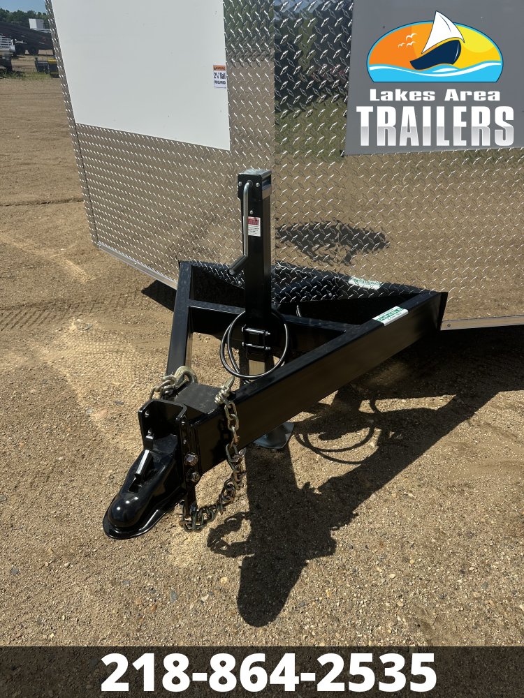 2027 AERO 8.5X20 WHITE ENCLOSED TRAILER