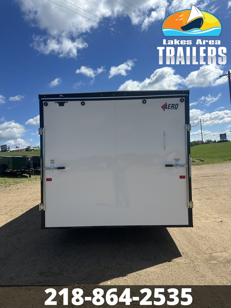 2027 AERO 8.5X20 WHITE ENCLOSED TRAILER