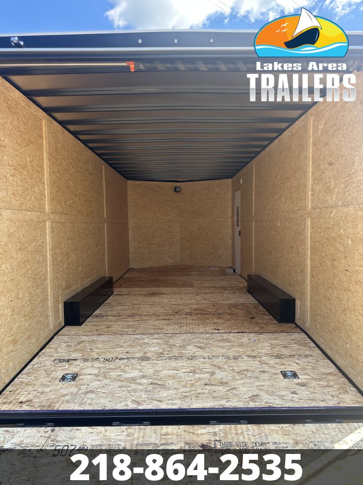 2027 AERO 8.5X20 WHITE ENCLOSED TRAILER