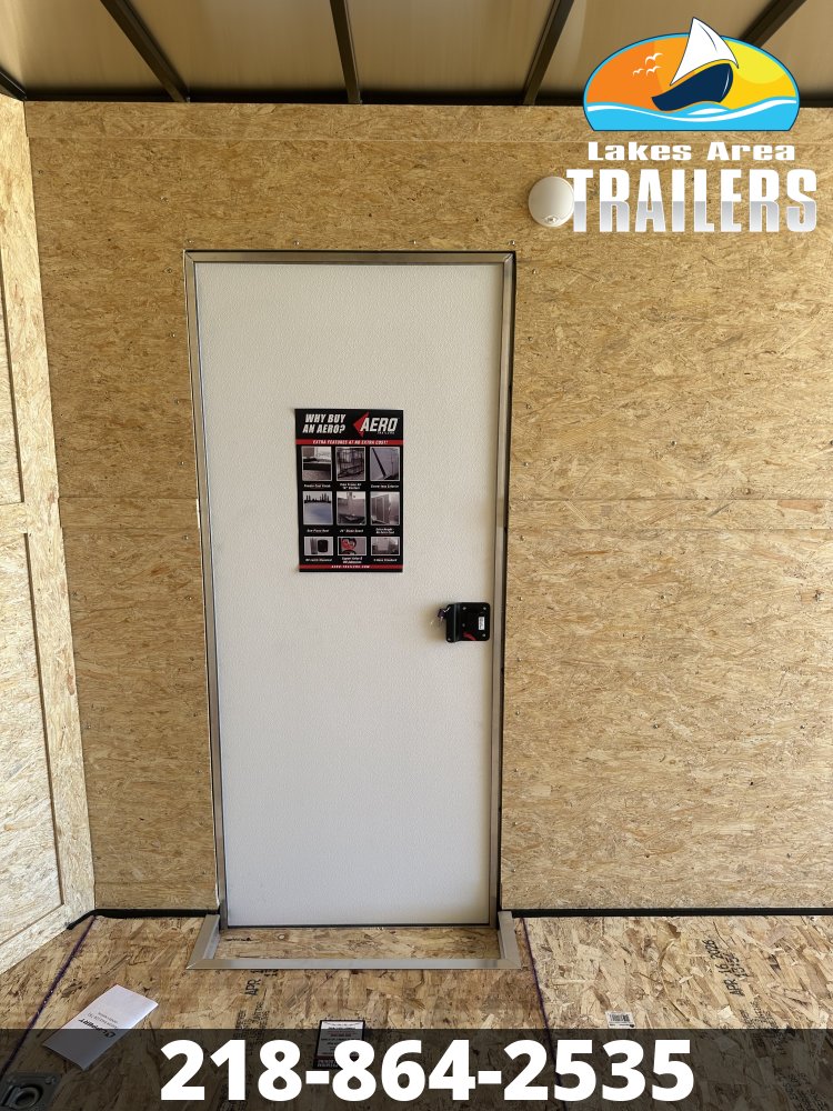 2027 AERO 8.5X20 WHITE ENCLOSED TRAILER