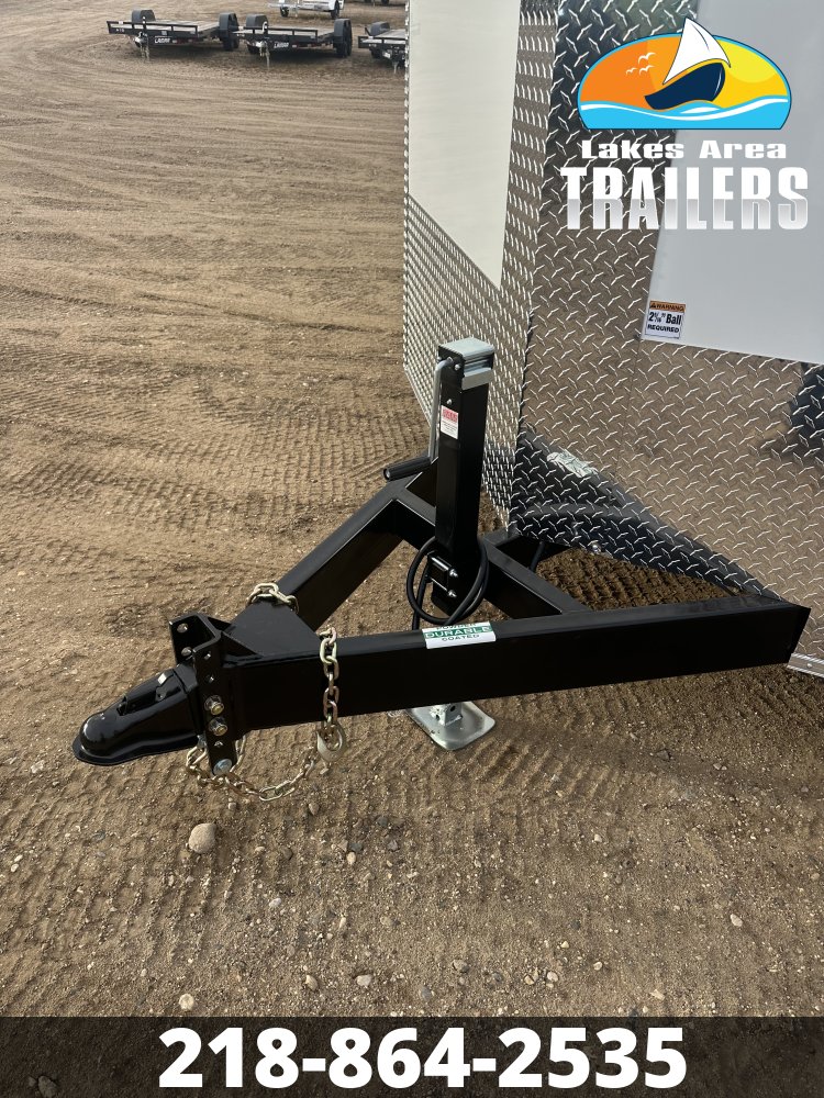 2027 AERO 8.5X20 WHITE ENCLOSED TRAILER