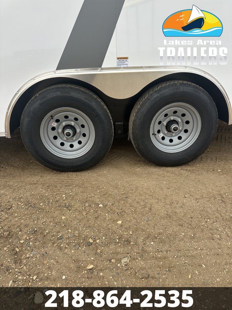 2027 AERO 8.5X20 WHITE ENCLOSED TRAILER