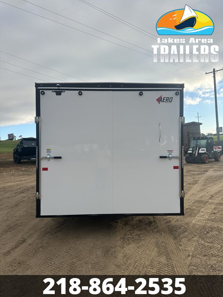 2027 AERO 8.5X20 WHITE ENCLOSED TRAILER