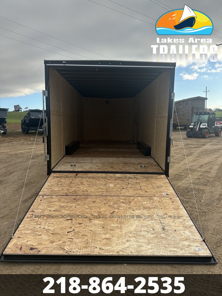 2027 AERO 8.5X20 WHITE ENCLOSED TRAILER