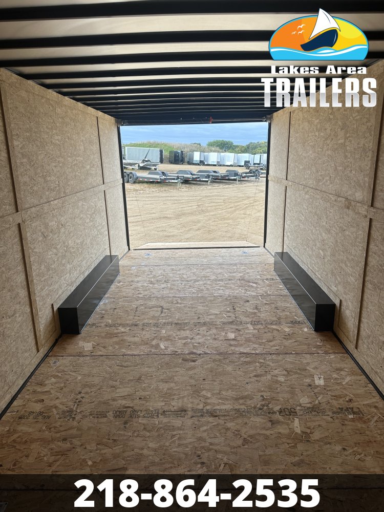 2027 AERO 8.5X20 WHITE ENCLOSED TRAILER
