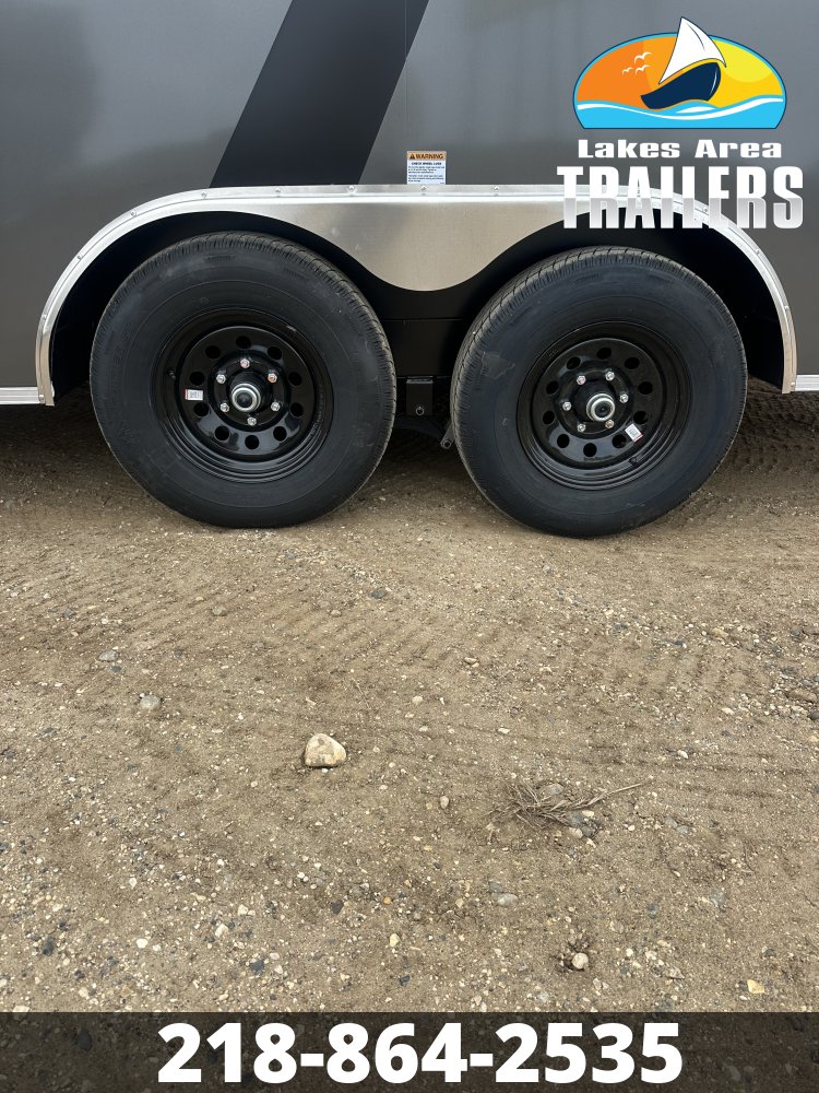 2027 AERO 8.5X20 CHARCOAL ENCLOSED TRAILER