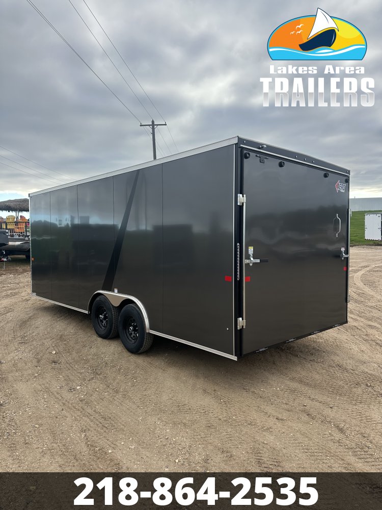2027 AERO 8.5X20 CHARCOAL ENCLOSED TRAILER