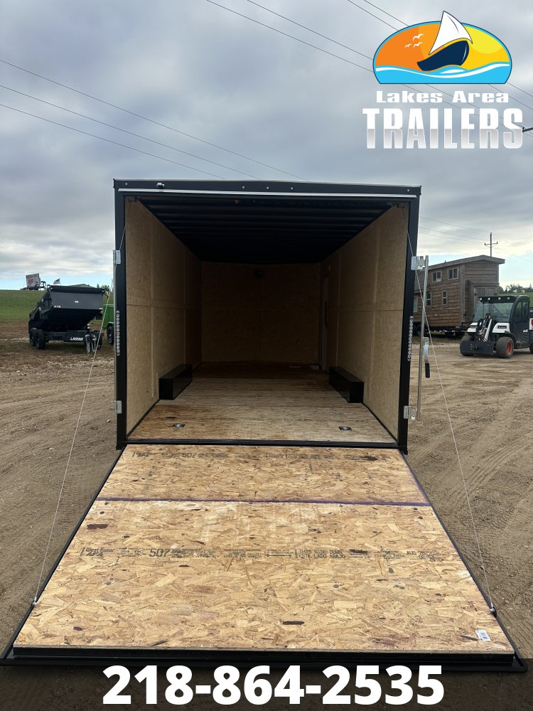 2027 AERO 8.5X20 CHARCOAL ENCLOSED TRAILER