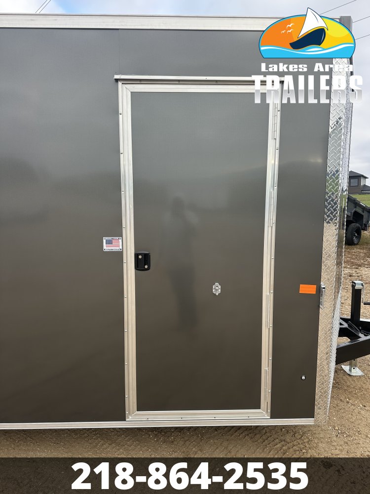 2027 AERO 8.5X20 CHARCOAL ENCLOSED TRAILER