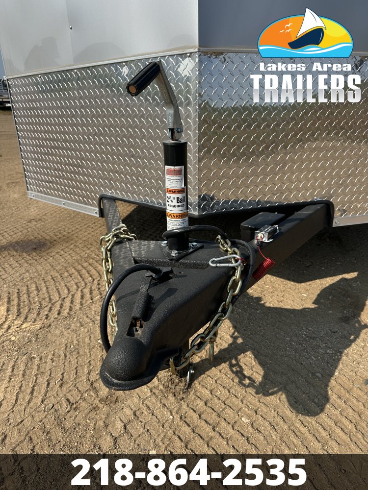 2026 CROSS 7X14 BETA SILVER ENCLOSED TRAILER