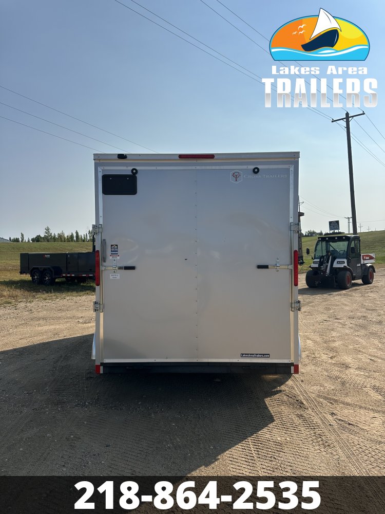 2026 CROSS 7X14 BETA SILVER ENCLOSED TRAILER