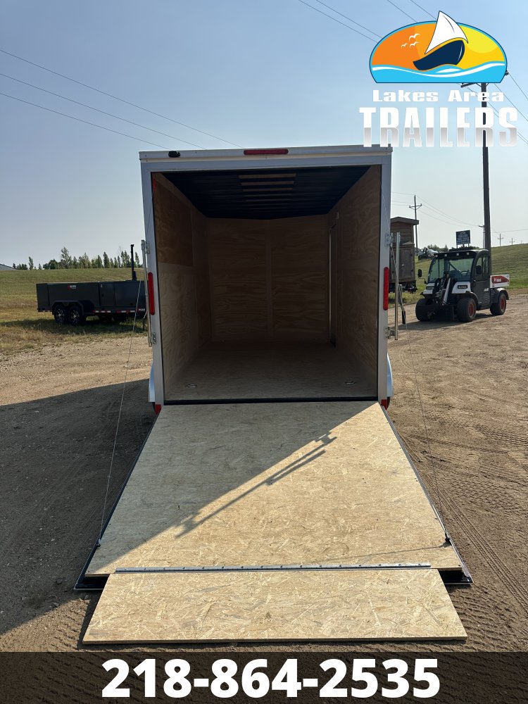 2026 CROSS 7X14 BETA SILVER ENCLOSED TRAILER