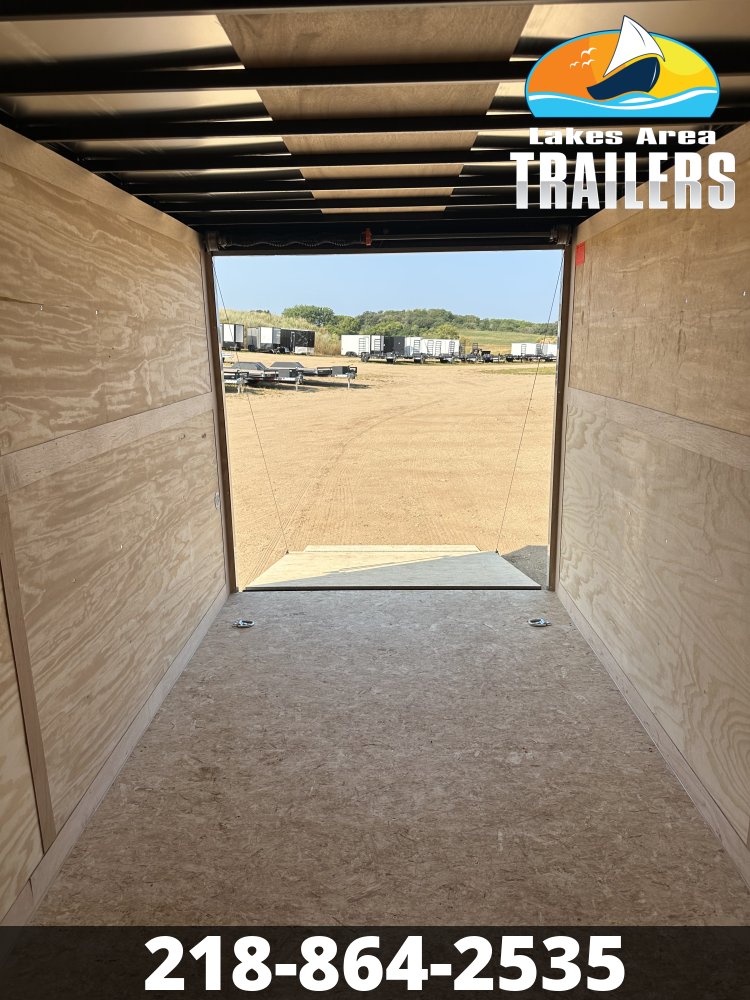 2026 CROSS 7X14 BETA SILVER ENCLOSED TRAILER