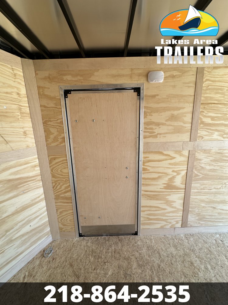2026 CROSS 7X14 BETA SILVER ENCLOSED TRAILER