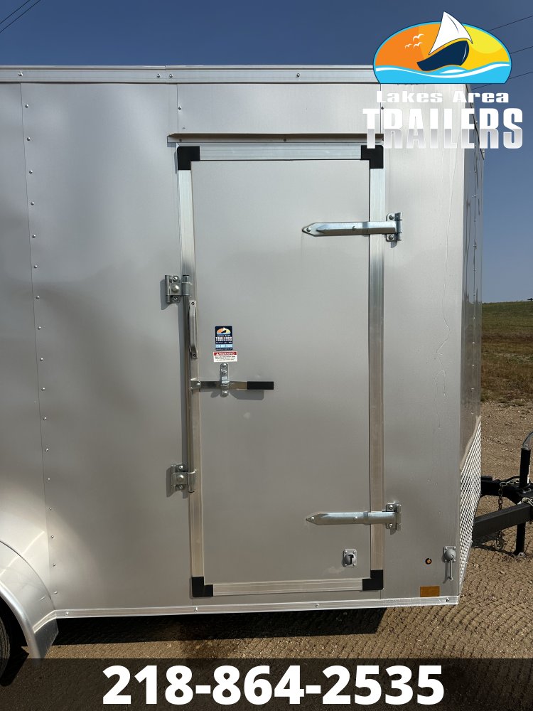 2026 CROSS 7X14 BETA SILVER ENCLOSED TRAILER