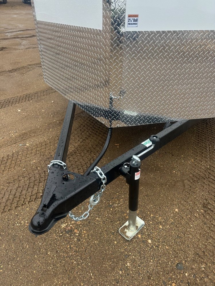 2025 AERO 7X16 WHITE ENCLOSED TRAILER