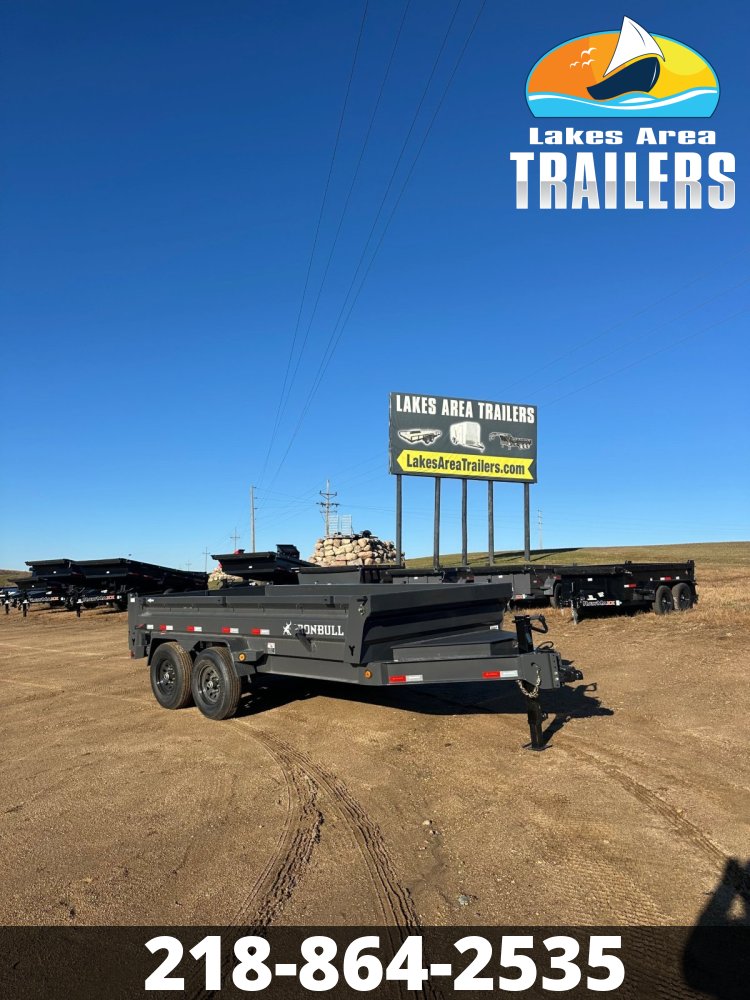 2026 IRON BULL 83X14 DUMP TRAILER