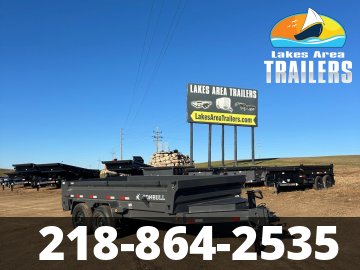2026 IRON BULL 83X14 DUMP TRAILER