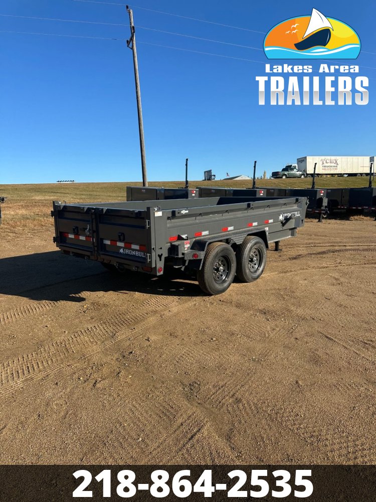 2026 IRON BULL 83X14 DUMP TRAILER