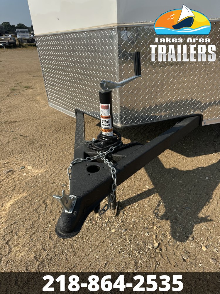 2026 CROSS 6X10 BETA WHITE ENCLOSED TRAILER