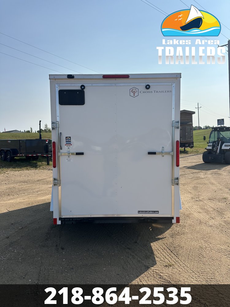 2026 CROSS 6X10 BETA WHITE ENCLOSED TRAILER
