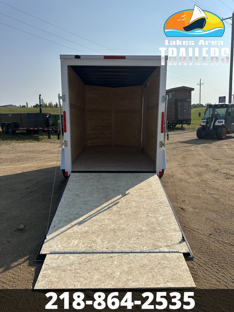 2026 CROSS 6X10 BETA WHITE ENCLOSED TRAILER