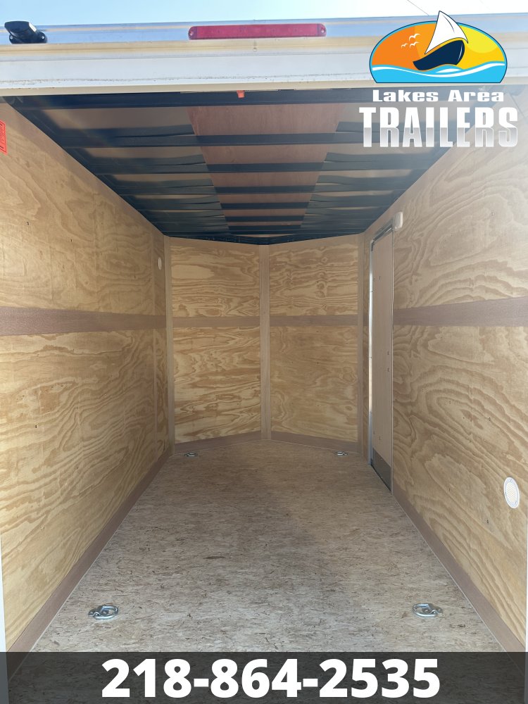 2026 CROSS 6X10 BETA WHITE ENCLOSED TRAILER