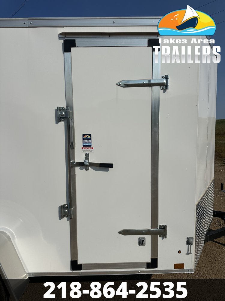 2026 CROSS 6X10 BETA WHITE ENCLOSED TRAILER