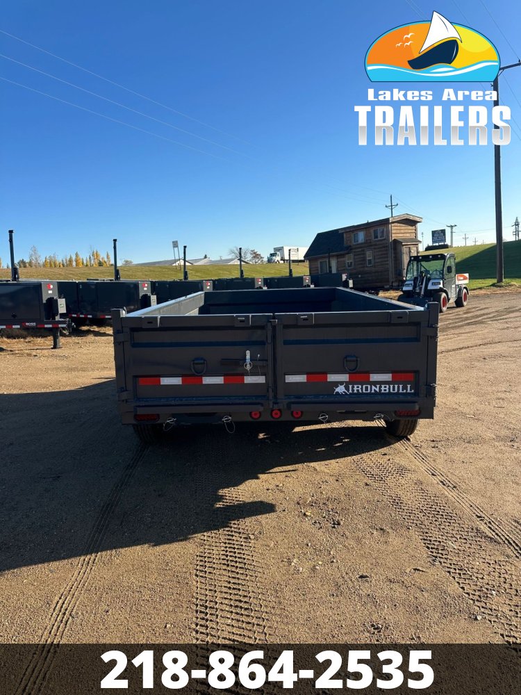 2026 IRON BULL 83X14 DUMP TRAILER