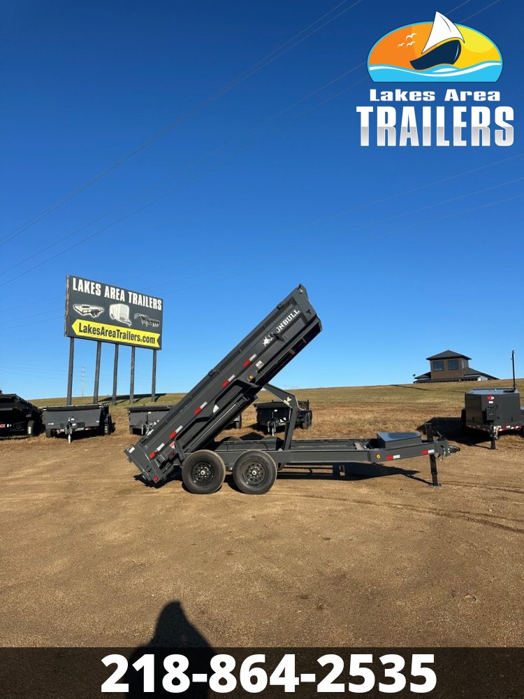2026 IRON BULL 83X14 DUMP TRAILER