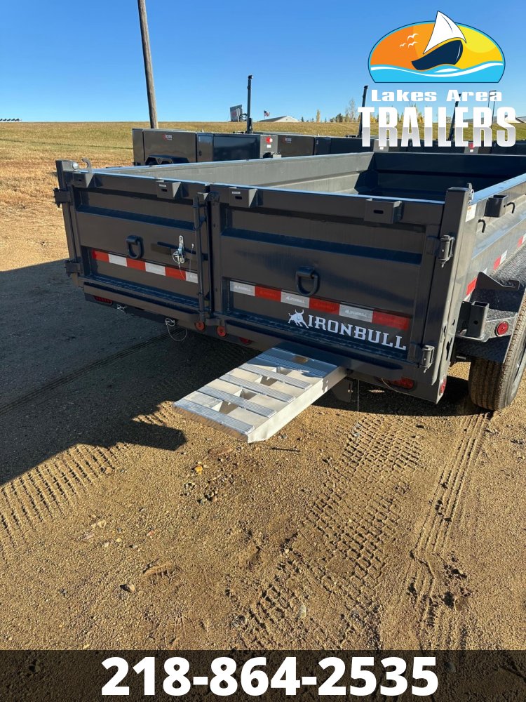2026 IRON BULL 83X14 DUMP TRAILER