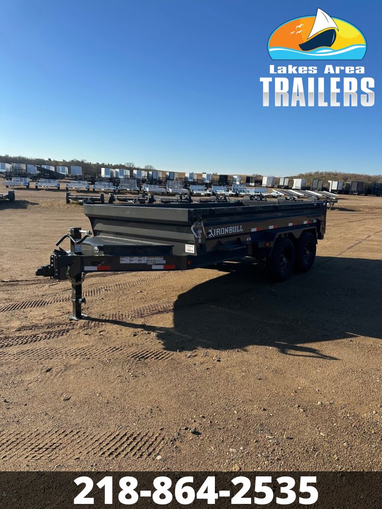 2026 IRON BULL 83X14 DUMP TRAILER