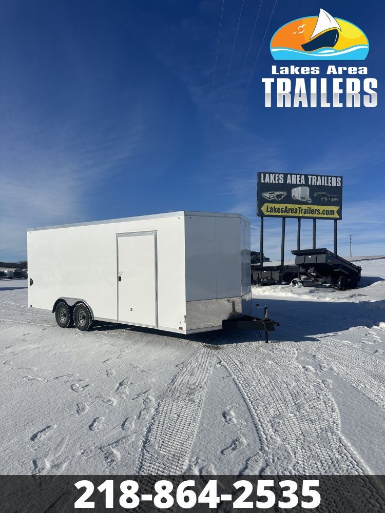 2026 CROSS 8.5X20 WHITE ALPHA ENCLOSED TRAILER