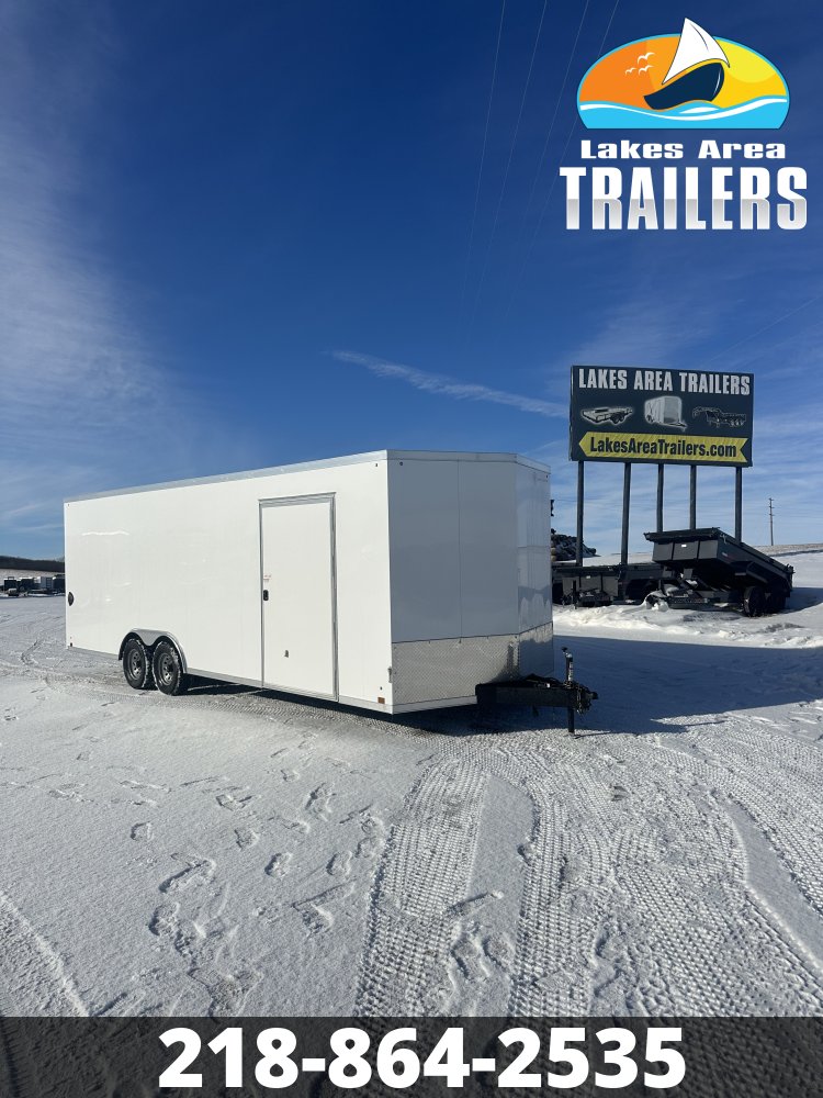 2026 CROSS 8.5X24 WHITE ALPHA ENCLOSED TRAILER