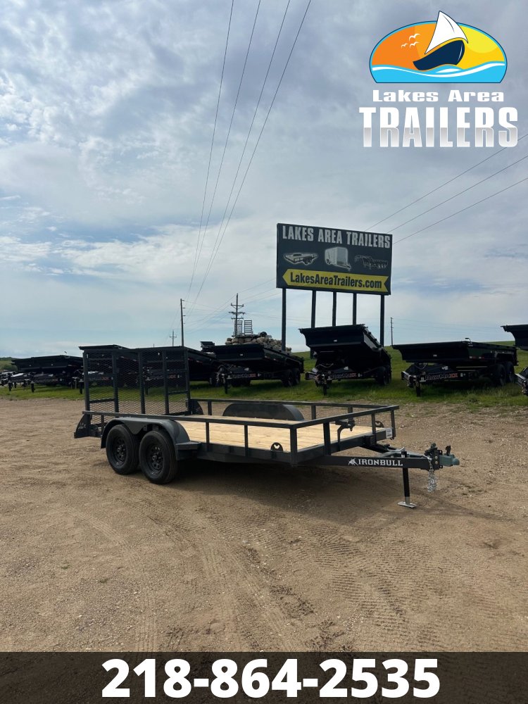 2026 IRON BULL 83X14 UTILITY TRAILER