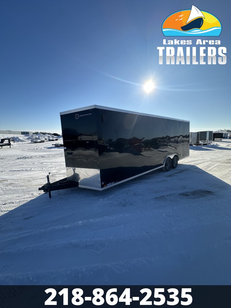2026 CROSS 8.5X24 BLACK ALPHA ENCLOSED TRAILER