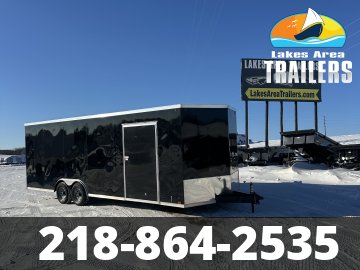 2026 CROSS 8.5X24 BLACK ALPHA ENCLOSED TRAILER
