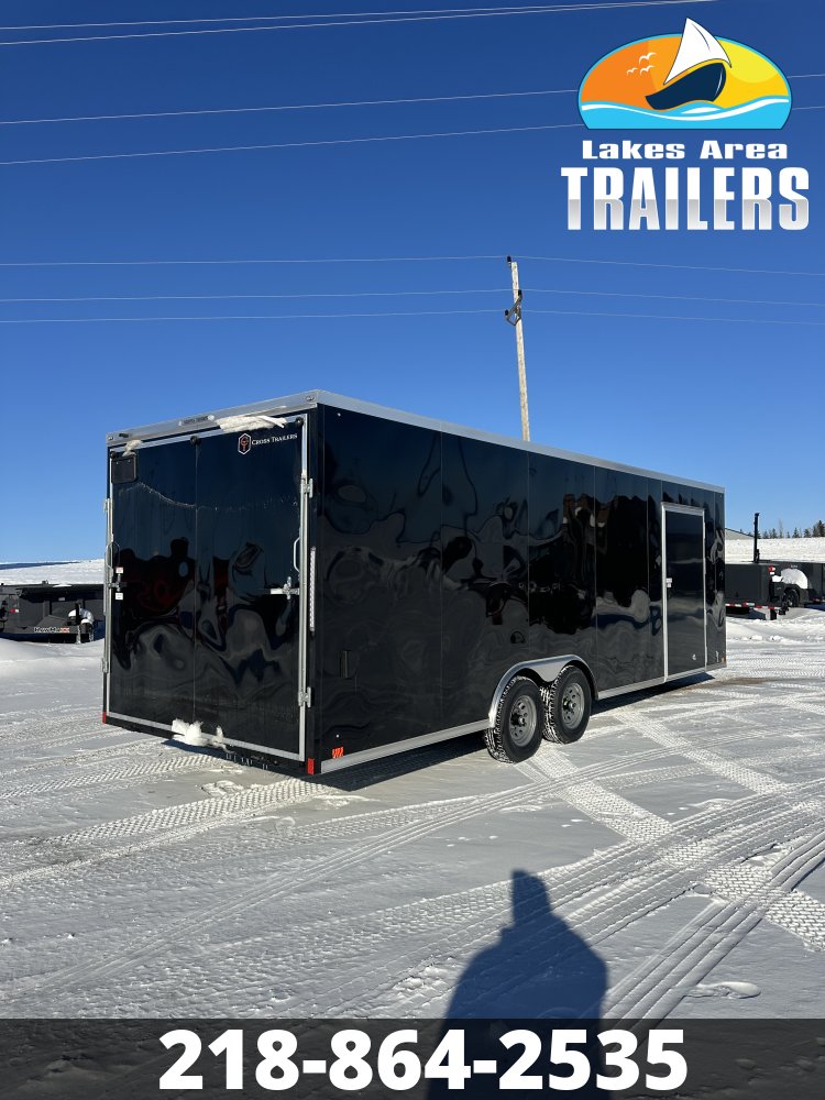 2026 CROSS 8.5X24 BLACK ALPHA ENCLOSED TRAILER