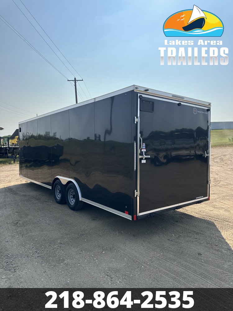 2026 CROSS 8.5X24 BLACK ALPHA ENCLOSED TRAILER