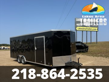 2026 CROSS 8.5X24 BLACK ALPHA ENCLOSED TRAILER
