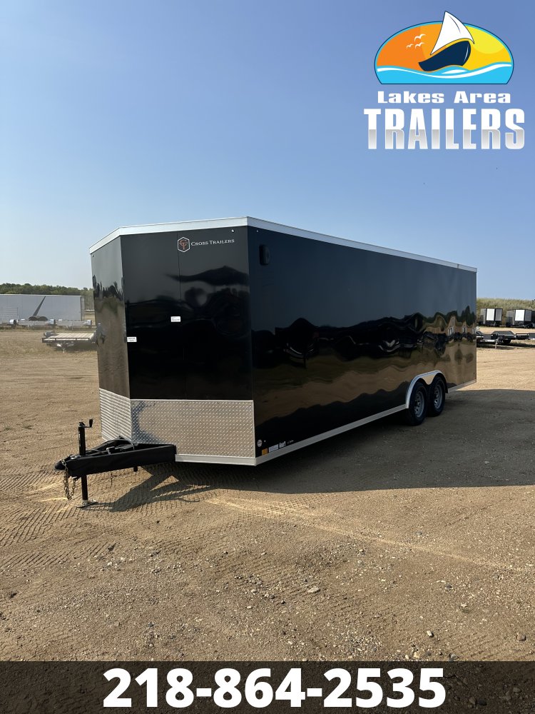 2026 CROSS 8.5X24 BLACK ALPHA ENCLOSED TRAILER