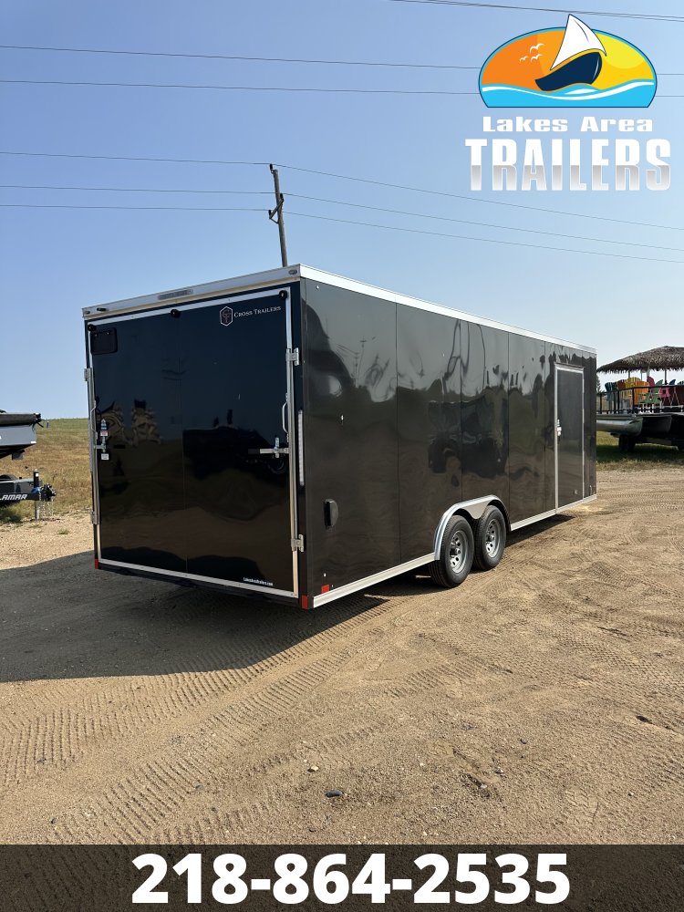 2026 CROSS 8.5X24 BLACK ALPHA ENCLOSED TRAILER