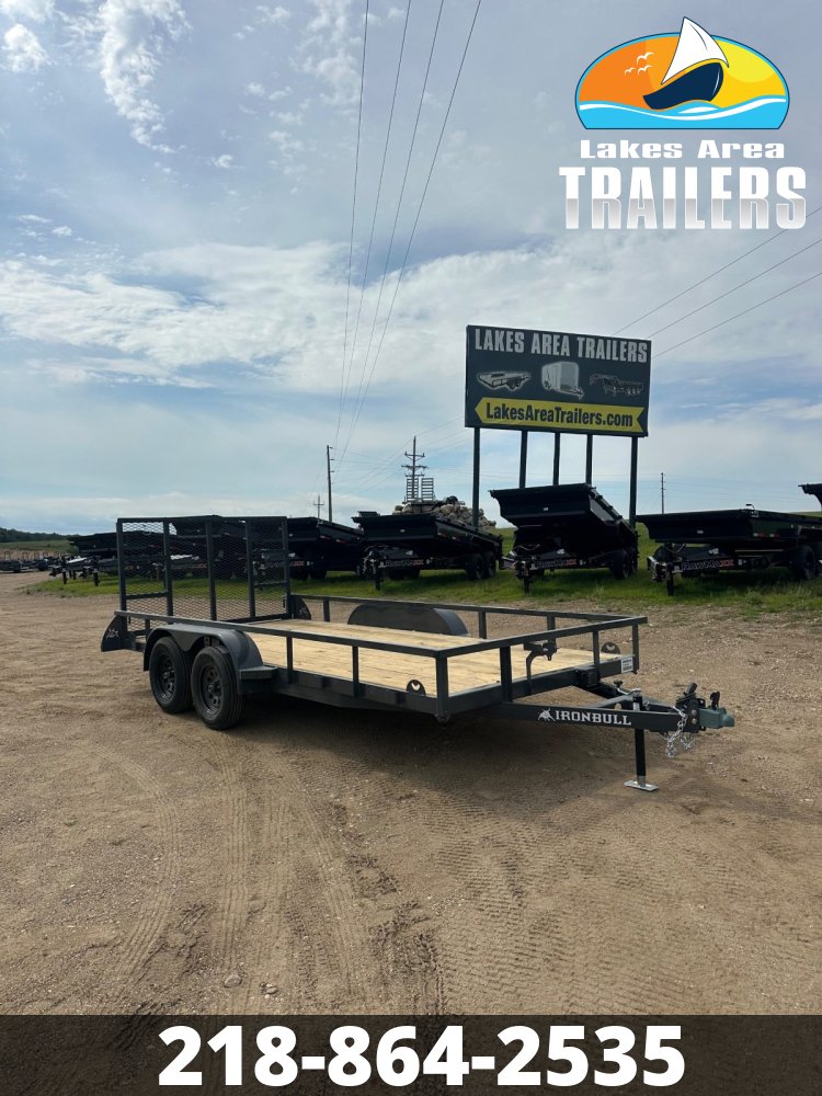 2026 IRON BULL 83X16 UTILITY TRAILER