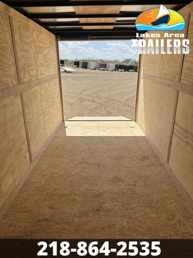 2026 CROSS 7X16 BETA WHITE ENCLOSED TRAILER