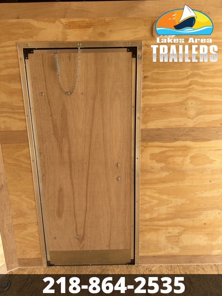 2026 CROSS 7X16 BETA WHITE ENCLOSED TRAILER